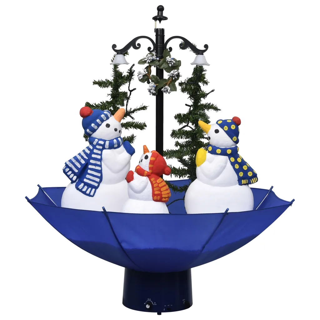 Create a Magical Winter Wonderland with a Snowing Christmas Tree with Umbrella Base in Australia